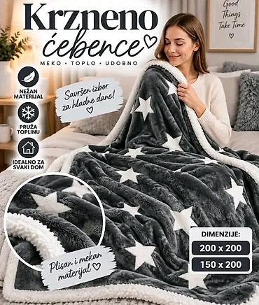 ram 30x40: Ušuškajte se u mekoću i toplinu! ✨ Krzneno ćebence od izuzetno mekanog — 3