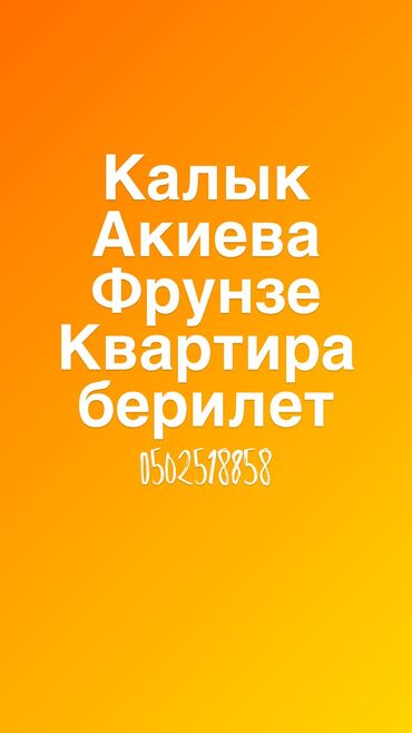 раздольный ак жол: 1 бөлмө, Менчик ээси, Чогуу жашоосу жок, Толугу менен эмереги бар