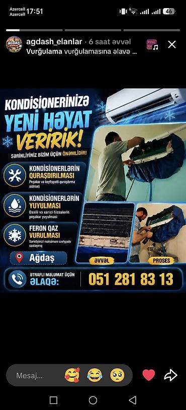 qaz: Kondisionerlərin peşəkar yuyulması və qaz vurulması — 2
