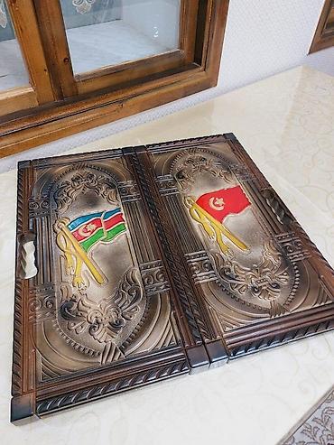 Nərdlər: Taxta Nərd-Taxta (Backgammon) dəsti - Material: keyfiyyətli ağac — 2
