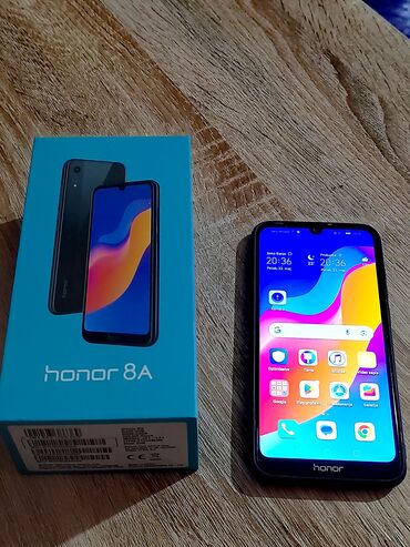 mobilni telefoni čačak: Honor 8A 2020, bоја - Crna, Dual SIM