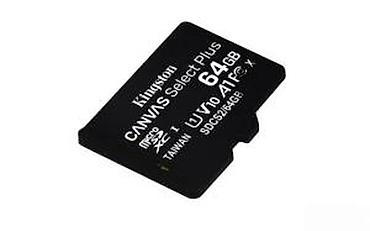 Memorijske kartice za kamere: Kingston Canvas Select Plus microSDXC memorijska kartica – 64 GB - — 10