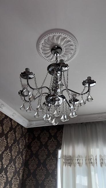 lyüstr: Çılçıraq, 6 lampa, Metal — 1