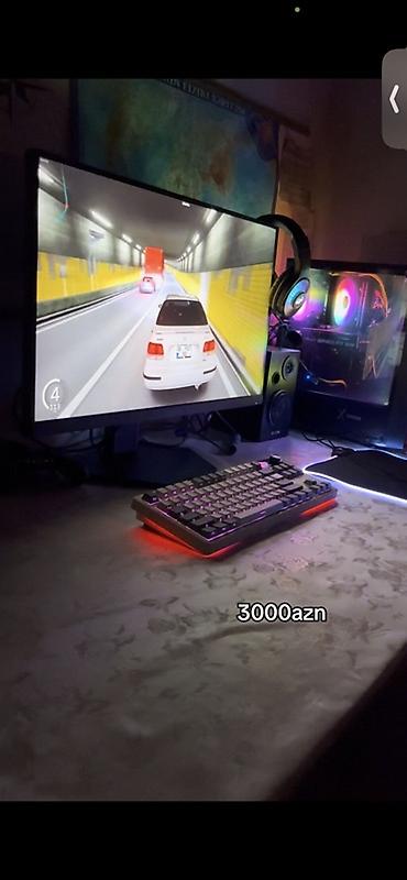 masaüstü gaming pc: Oyun kompüteri komplekti - Sistem bloku: şəffaf pəncərəli korpus, RGB — 1