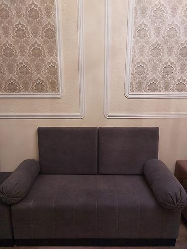 Divanlar: Divan – qara-boz rəng, kompakt ikioturacaqlı model 4 ədədi bunnan — 1