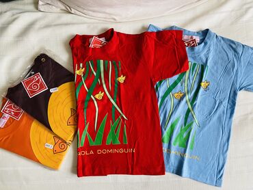 футболки мужские: Детский топ, рубашка, цвет - Голубой, Новый