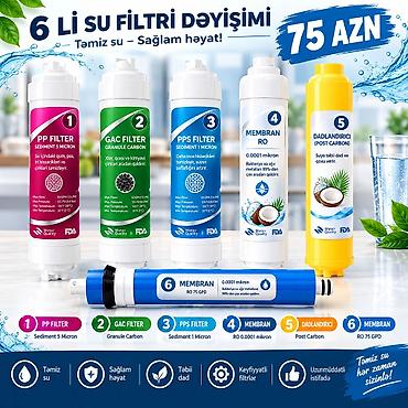 Mətbəx texnikası: ✅️ Su filterlərinin Təmiri ✅️ Su filterlərinin quraşdırılması ✅️ Su — 2