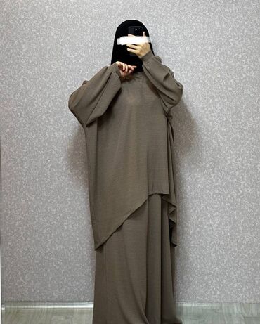 Hicab: Hicab paltarları. Panço, makaronka don, yupka dəst, anqorka geyim — 3