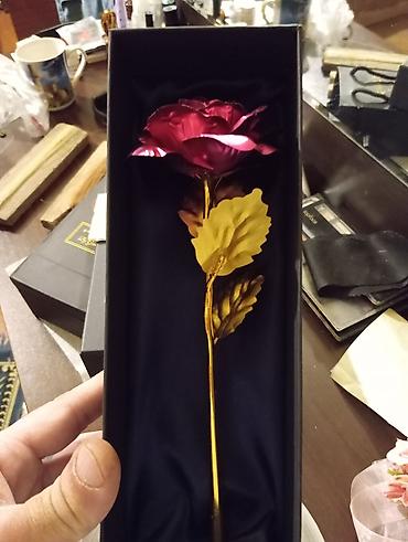 qara gül: “Golden Rose – By Good Gift” hədiyyə seti - Qutuda təqdim olunan — 5