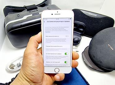Apple iPhone: IPhone 8, Б/у, 64 ГБ, Золотой, Зарядное устройство, 100 % — 24