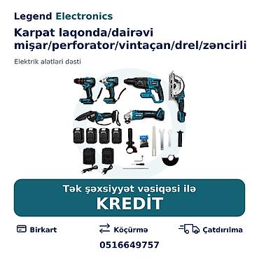 desmal sixan: Elan başlığı: Akkumulyatorlu elektrik alətləri dəsti Karpat — 1