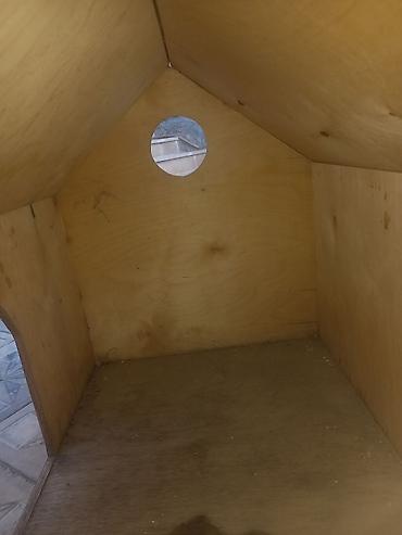 heyvan evləri: Taxta it evi / heyvan evi - Material: keyfiyyətli kontraplakdan — 2