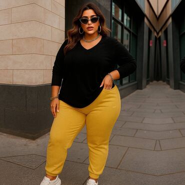 шапочки женские вязанные: Кофта, V түрүндөгү оюк, 5XL (EU 50), 6XL (EU 52), 7XL (EU 54)