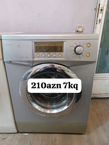 Paltaryuyan maşınlar: Paltaryuyan maşın Daewoo, 7 kq, Avtomat, Qurutmasız, Kredit yoxdur