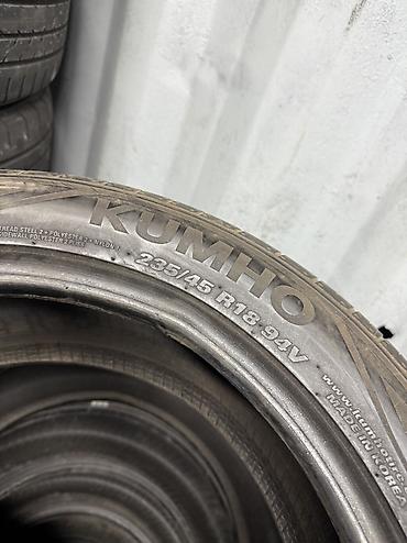 90: Шины 235 / 45 / R 18, Лето, Б/у, Пара, Легковые, Корея, Kumho — 3