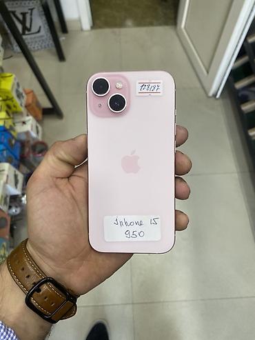qoz ceken masin: IPhone 15, 128 GB, Çəhrayı — 1