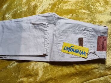 одежда новорожденных: Wrangler летние джинсы тонкие белые. Новые. Фирменные для сша