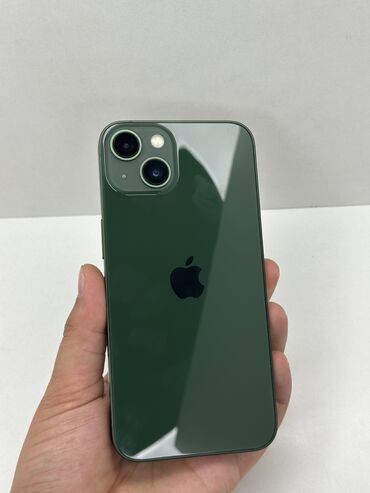 Apple iPhone: IPhone 13, Б/у, 256 ГБ, Alpine Green, Защитное стекло, Чехол, В рассрочку, 100 %