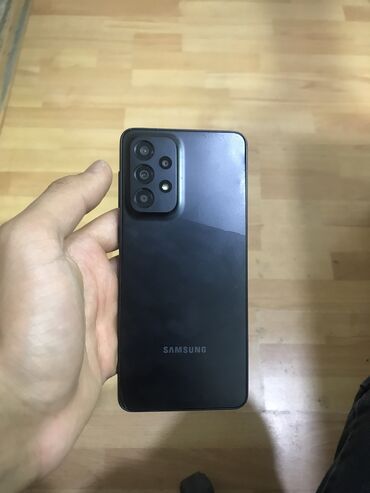 samsunq 03: Samsung Galaxy A33 5G, 128 GB, rəng - Qara, Barmaq izi, Face ID