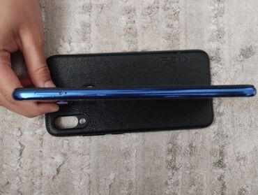телефон за 5000 сом: Xiaomi, Redmi Note 7, Б/у, 64 ГБ, цвет - Синий, 2 SIM