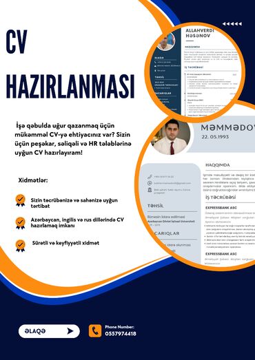 yeni is elanlari 2022 sumqayit: Professional CV üçün müraciət edə bilərsiz