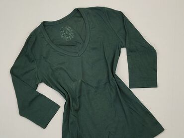 Bluzki: Bluza M (EU 38), stan - Dobry, wzór - Jednolity kolor, kolor - Zielony