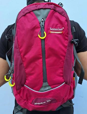 Sportske torbe i rančevi: Planinarski ranac Senterlan Adventure 32L – crveno/bordo - Zapremina — 6