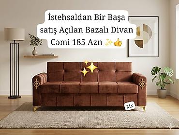 Divanlar: Açılan bazalı divan – istehsaldan birbaşa satış. Xüsusiyyətlər: - — 1