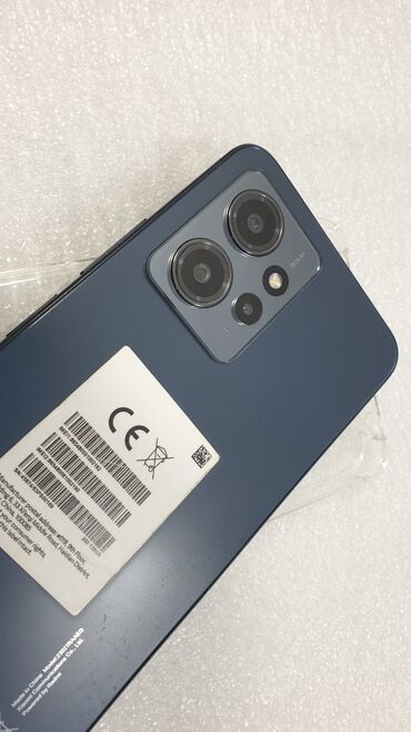 салат телефон: Redmi, Redmi Note 12, Колдонулган, 128 ГБ, түсү - Кара, 2 SIM