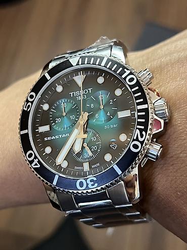 Спортивные часы часы, Tissot, Таймер и секундомер, Водонепроницаемые, Мужские, Новый