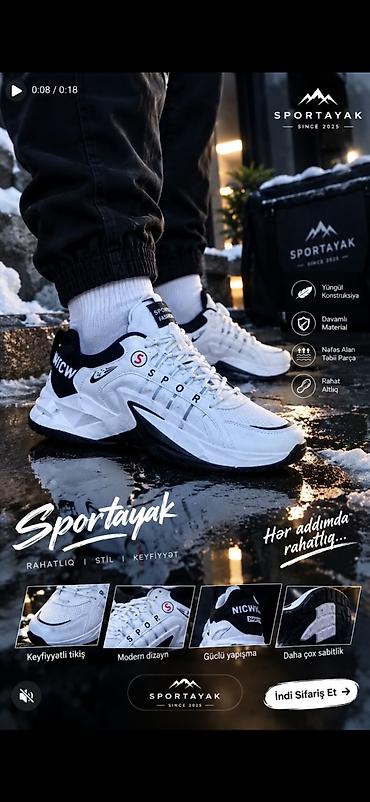 ayaqq: Sportayak kişi idman ayaqqabısı - Yüngül konstruksiya – gündəlik — 1