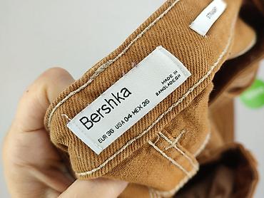 pull and bear wyprzedaż: Bershka, Spodnie cargo damskie, rozmiar S — 4