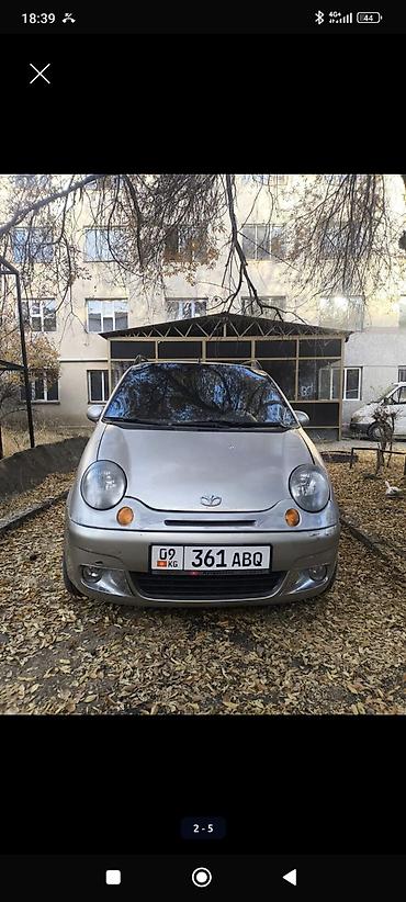 Унаа сатуу: Daewoo Matiz: 2004 г., 0.9 л, Кол менен иштөөчү, Бензин, Хетчбек — 2
