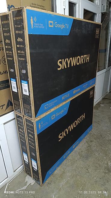 55: Телевизор LED Skyworth 55Q66G с экраном 55” обладает качественным — 9