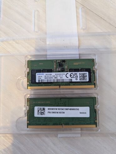 оперативная память transcend: Оперативдик эс-тутум, Жаңы, Samsung, 16 ГБ, DDR5, 5600 МГц, Ноутбук үчүн