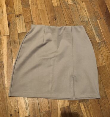 Skirts: S (EU 36), Mini, color - Beige