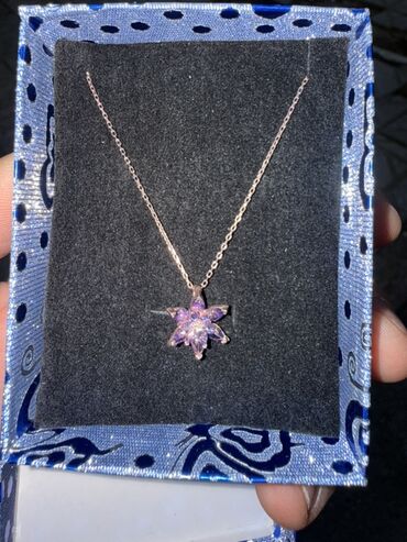 Boyunbağılar: Zərif qadın boyunbağıları kolleksiyası - Qar dənəsi asqılı gümüş — 15