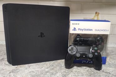 PS4 (Sony PlayStation 4): PlayStation 4 Slim 1000 GB. Приставка прошитая (9.0). Консоль в