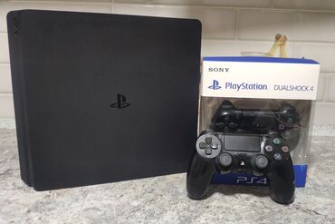 скупка playstation 4: PlayStation 4 Slim 1000 GB(вторая ревизия). Приставка прошитая