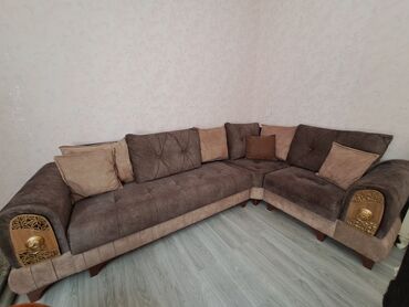 Divan və kreslo dəstləri: Künc divan