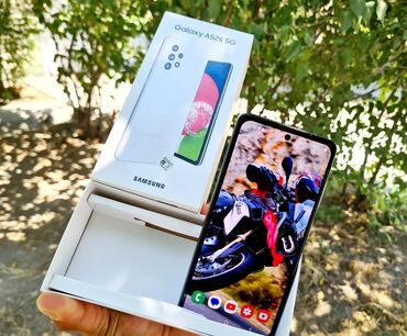 samsung galaxy 20 ultra: Samsung Galaxy A52s 5G, Колдонулган, 512 ГБ, түсү - Саргыч боз, 2 SIM