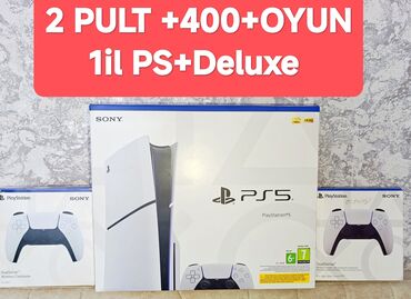 квартиры в бишкеке с подселением восток 5: 2 pultla PS5 slim ideal qutusunda tam komplekt 400+ oyun online