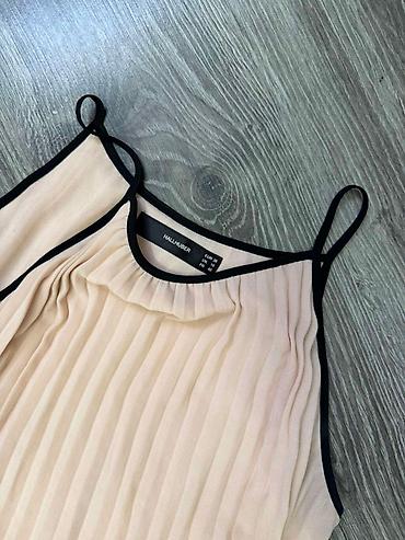 stefano baletanke: HALLHUBER prelepa plisirana bluza, nežne puderaste nijanse, veličine — 4