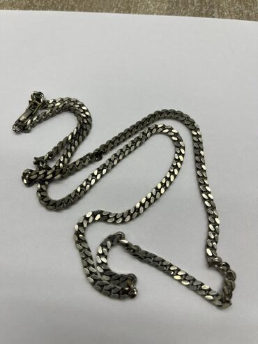 золотая цепь женская: Цепь мужская/унисекс Длина 62 см - Материал: металл под серебро