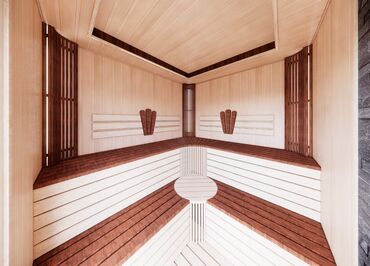 Digər tikinti xidmətləri: Sauna tikintisi Azərbaycanın istənilən bölgəsində Sauna,hamam,duz — 5