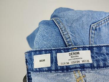 bluzki mom: Bershka, Jeansy damskie, rozmiar S — 5