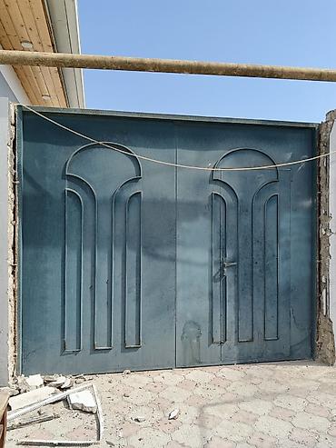 Həyət darvazaları: Metal darvaza və qapı dəsti eni 3metr hundurluk 2.5metr - Material — 2