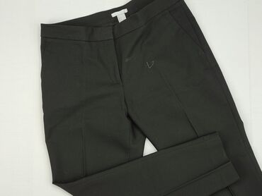 spodnie dresowe szerokie: Material trousers for women, H&M, M (EU 38)