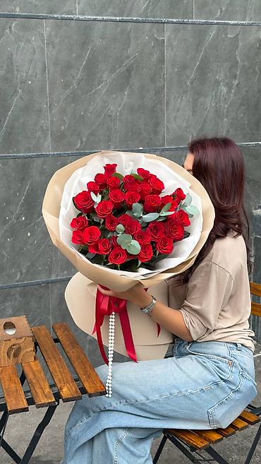 rose: Букет из 31 красной розы — 1