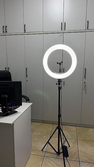 ангельские: Кольцевая LED-лампа на штативе - Диаметр кольца: ориентировочно — 2